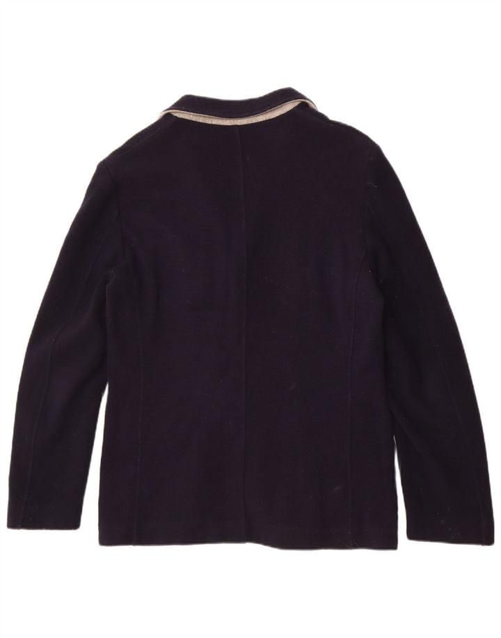 Brooksfield Chaqueta tipo blazer de punto con 3 botones para hombre IT 48 Azul marino mediano
