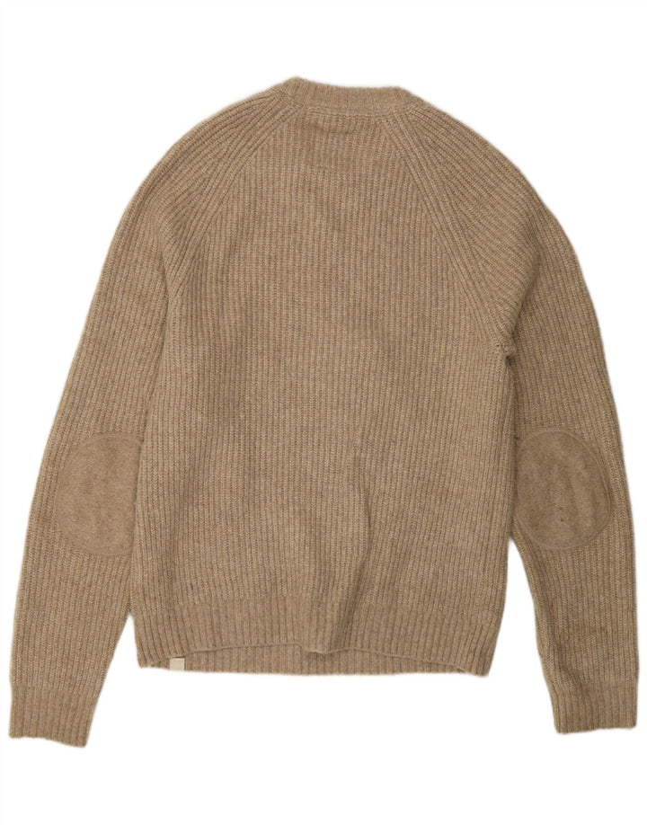 Jersey De Cuello Redondo Para Hombre Fat Face Acrílico Beige Medio