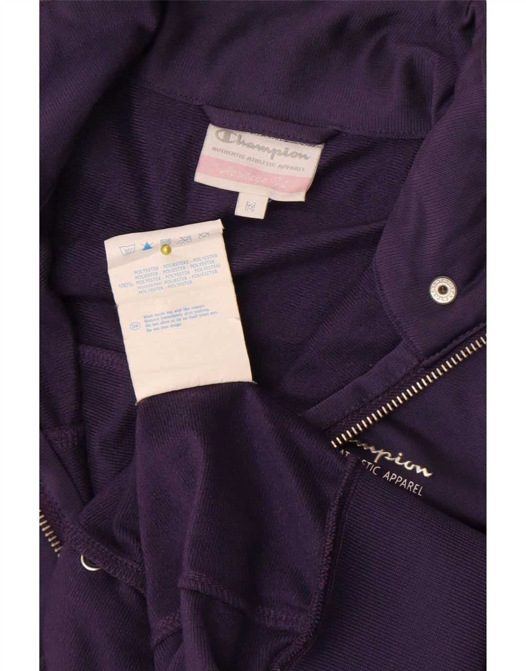 Champion Heritage Fit - Chaqueta de chándal para mujer, talla 40, color morado mediano