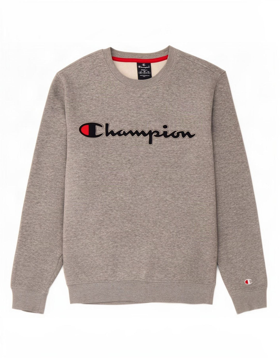 Champion Sudadera Gráfica para Hombre Jersey Pequeño De Algodón Moteado Gris