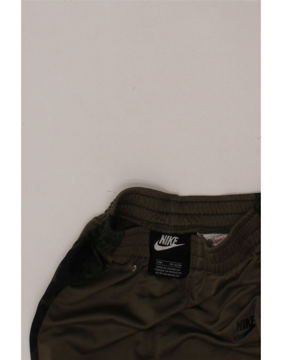 NIKE Joggers - Pantalón de Chándal para Bebés, 18-24 Meses, Color Caqui, Camuflaje