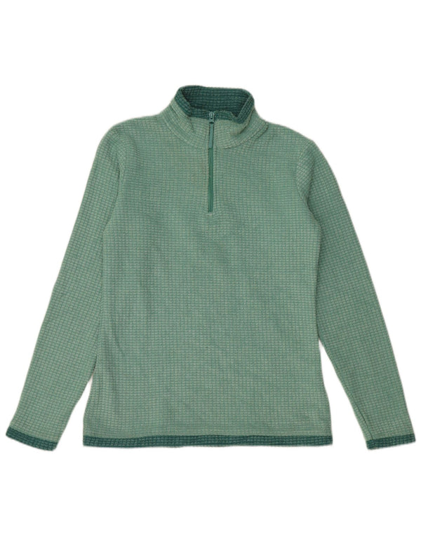 MOUNTAIN WAREHOUSE Jersey polar con cuello y cremallera para mujer UK 8 Small Green