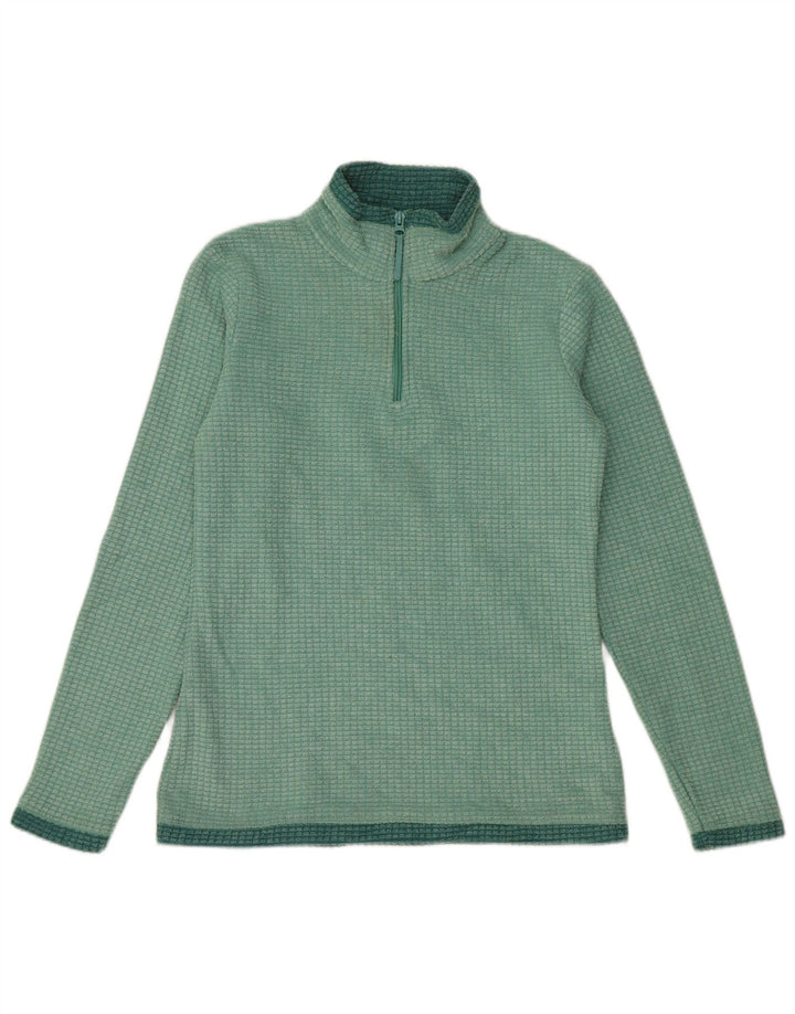 MOUNTAIN WAREHOUSE Jersey polar con cuello y cremallera para mujer UK 8 Small Green