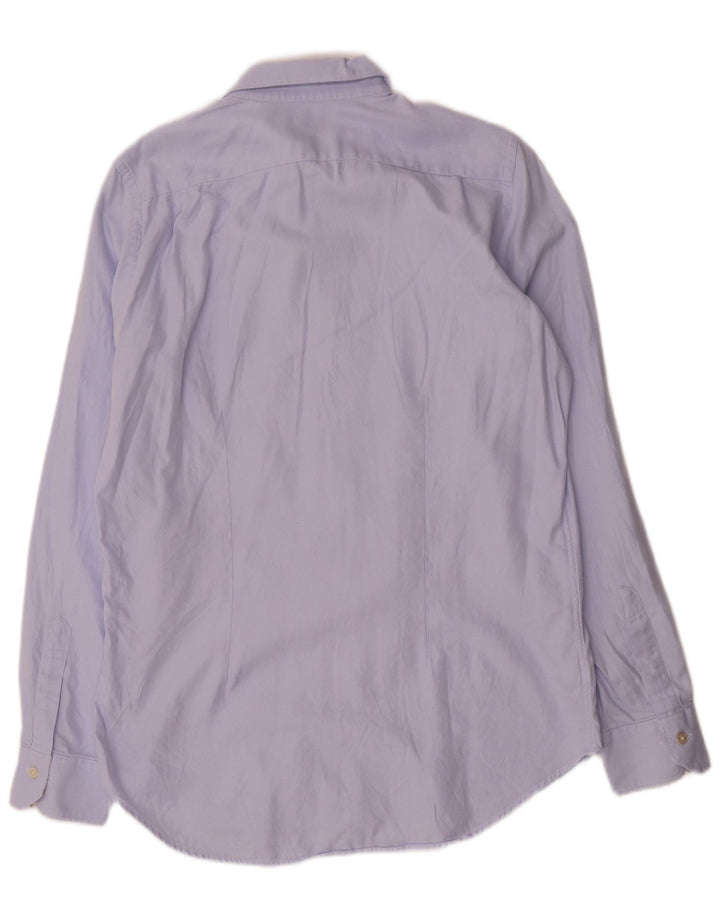 Paul Smith Camisa para hombre Talla 41 16 Algodón a rayas azul grande
