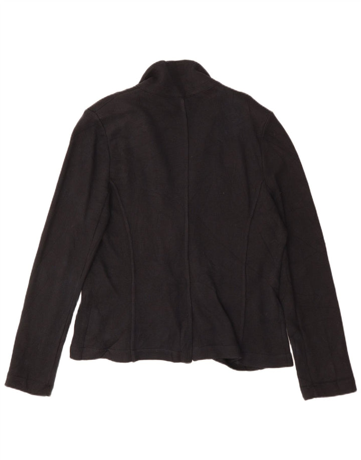 Whistles Chaqueta tipo blazer de 2 botones para mujer Reino Unido 46 Grande Algodón negro