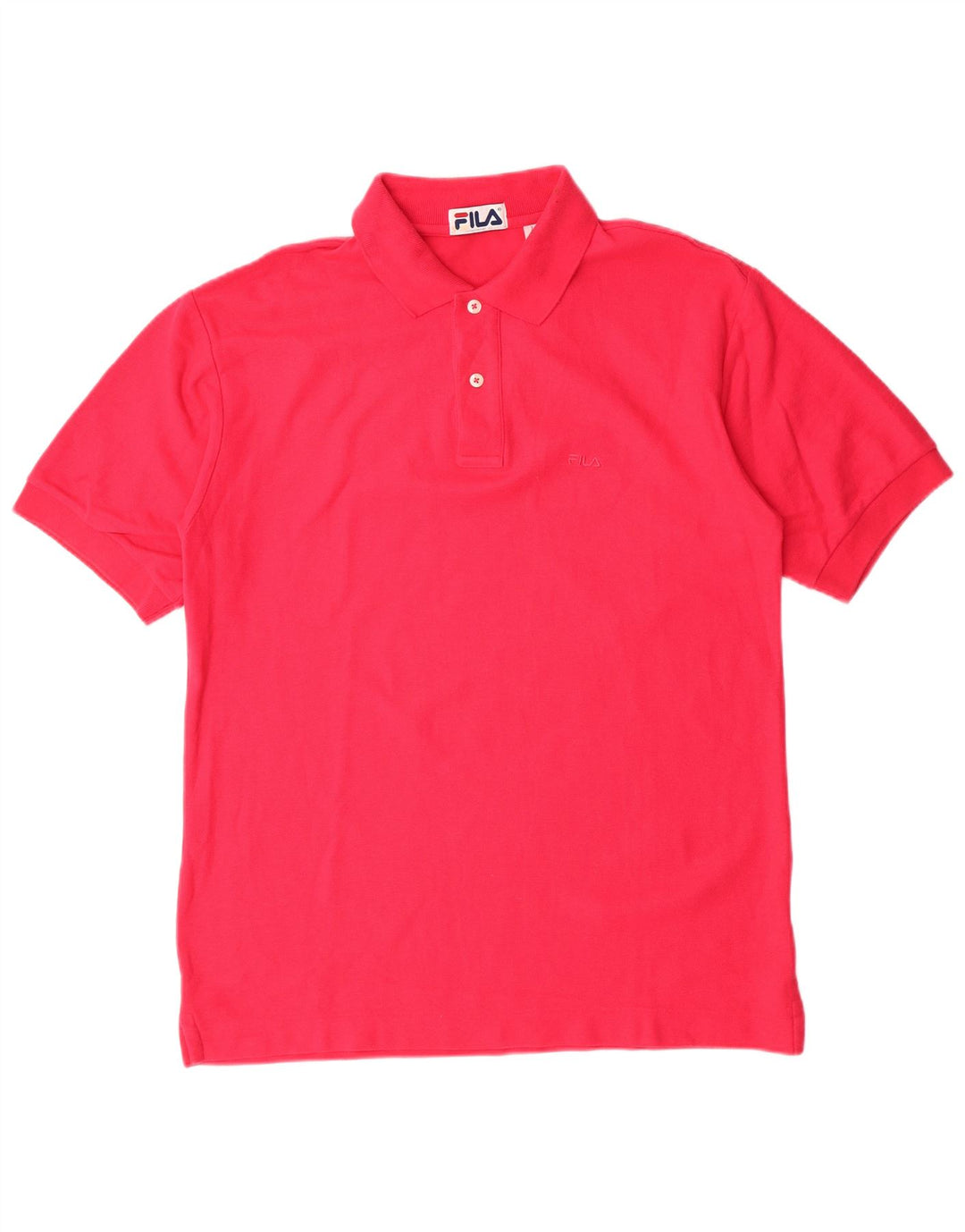 Fila Polo Hombre IT 46 Pequeño Algodón Rosa