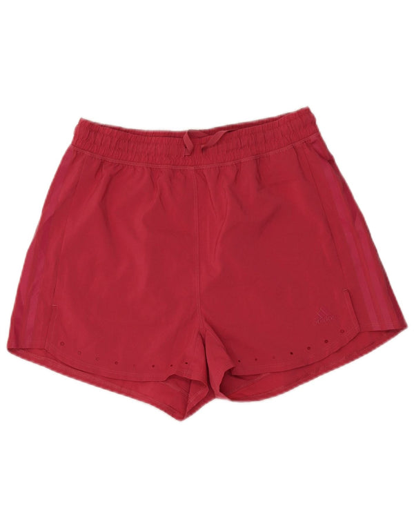 Adidas Pantalones cortos deportivos para mujer UK 10 Small Pink Poliéster