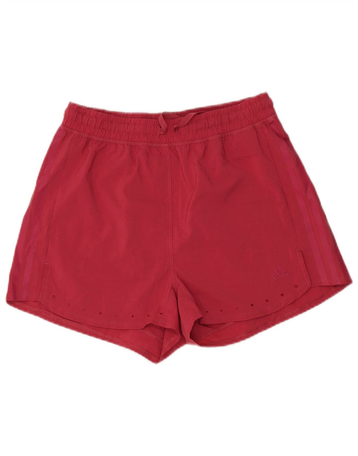 Adidas Pantalones cortos deportivos para mujer UK 10 Small Pink Poliéster