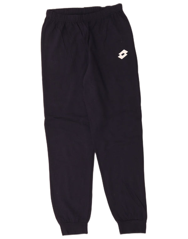 Lotto Hombre Pantalones De Chándal Joggers Large Azul Marino Algodón