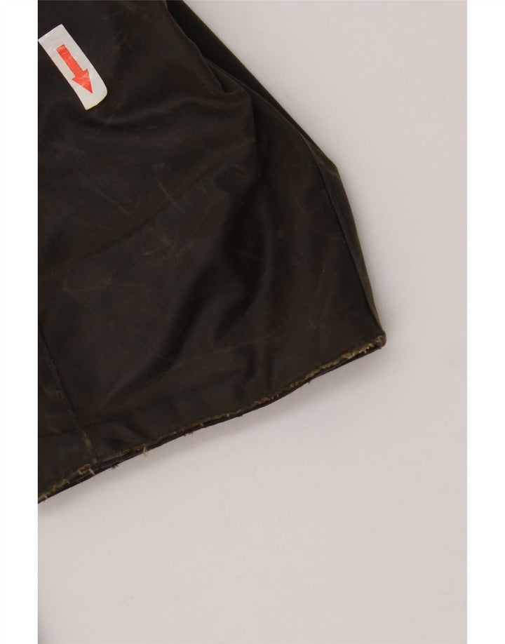 Barbour Chaqueta de algodón encerado para hombre UK 38 Algodón caqui mediano