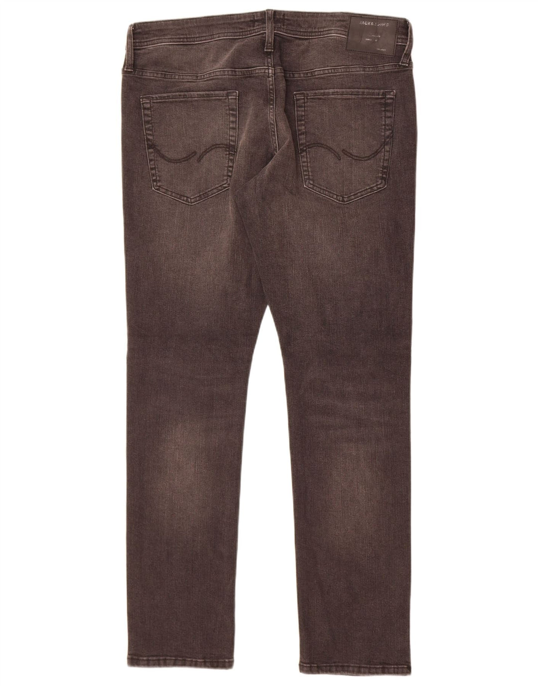 Jack & Jones Hombre GLENN Slim Jeans W36 L32 Algodón Gris