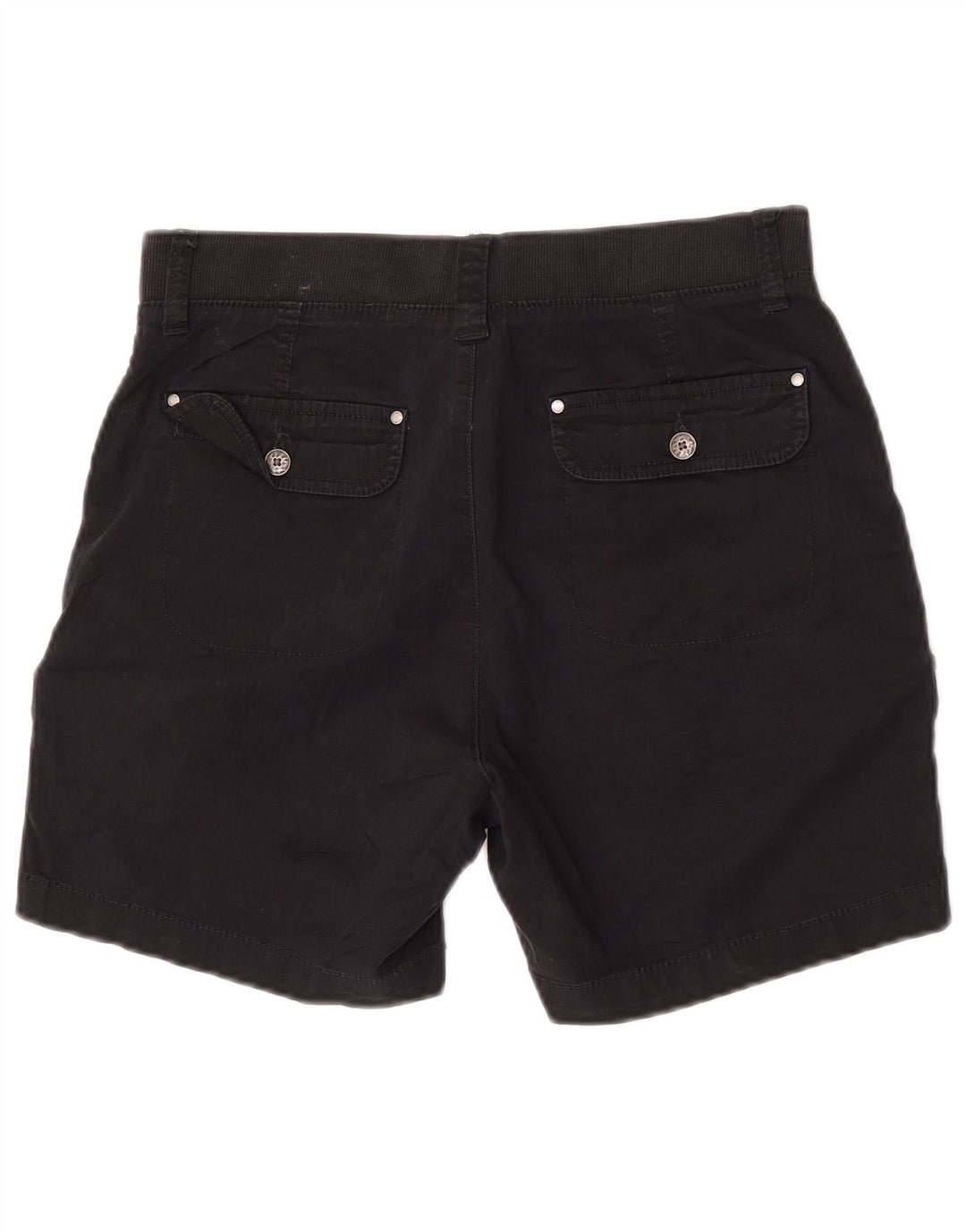Lee Pantalones cortos cargo de talle medio para mujer, ajuste relajado, talla 6, mediana, W30, algodón negro