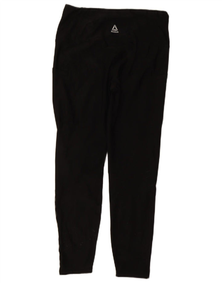 Reebok - Leggings gráficos para mujer, talla 40, talla M, color negro
