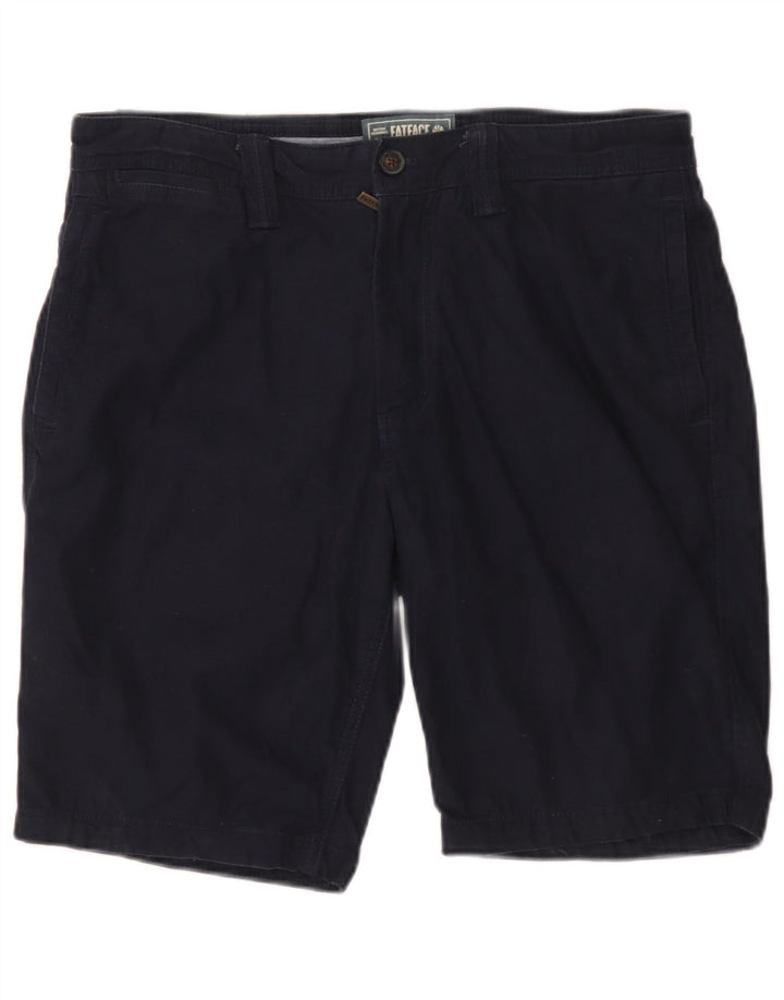 Pantalones cortos chinos para hombre Fat Face W34 Large Azul marino Algodón