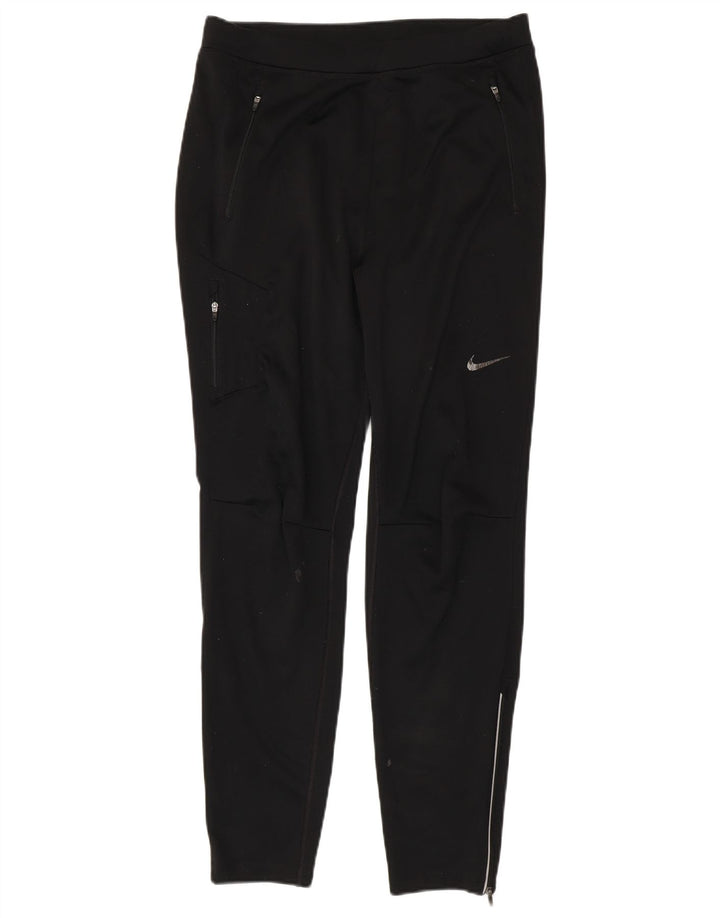 Nike - Pantalones de chándal para mujer, talla 40, talla grande, poliéster negro