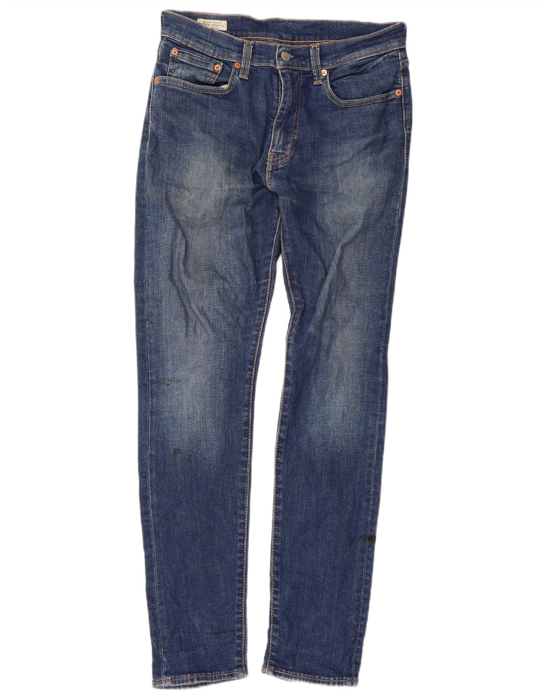 Levi's Hombre 519 Slim Jeans W31 L32 Algodón Azul