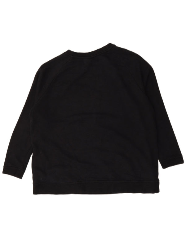 Nike Sudadera extragrande con gráfico para mujer UK 40 XL Algodón negro