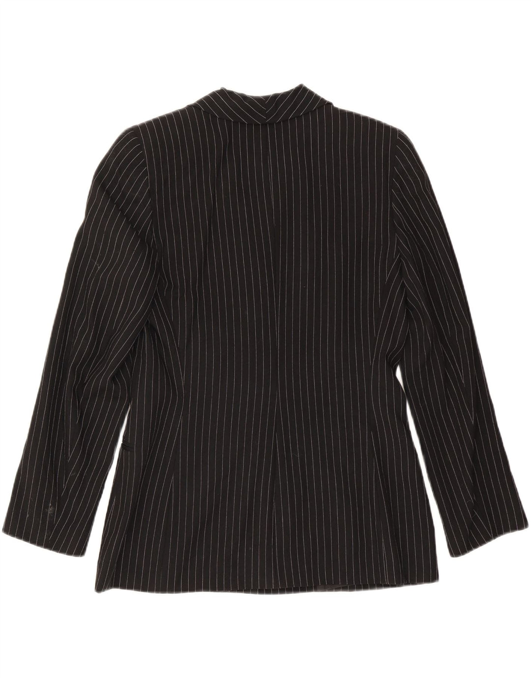 RENATO BALESTRA Chaqueta tipo blazer de 3 botones para mujer IT 46 Grande a rayas negras