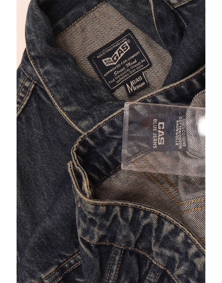 Chaqueta vaquera corta para mujer Gas UK 42 Algodón azul medio