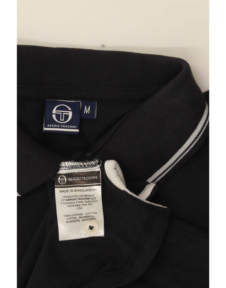 Sergio Tacchini Polo Hombre Algodón Azul Marino Mediano