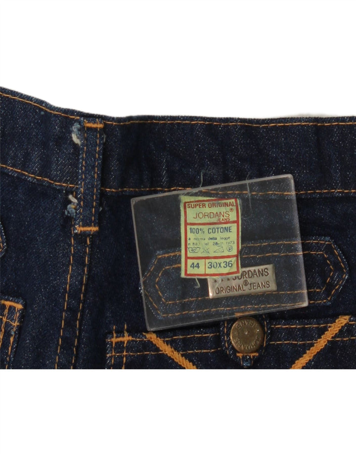 Vintage Mujer Bootcut Jeans W30 L33 Algodón Azul Marino
