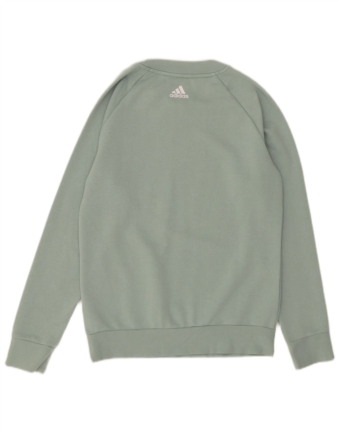 Adidas - Sudadera gráfica para mujer, talla 40, color verde medio