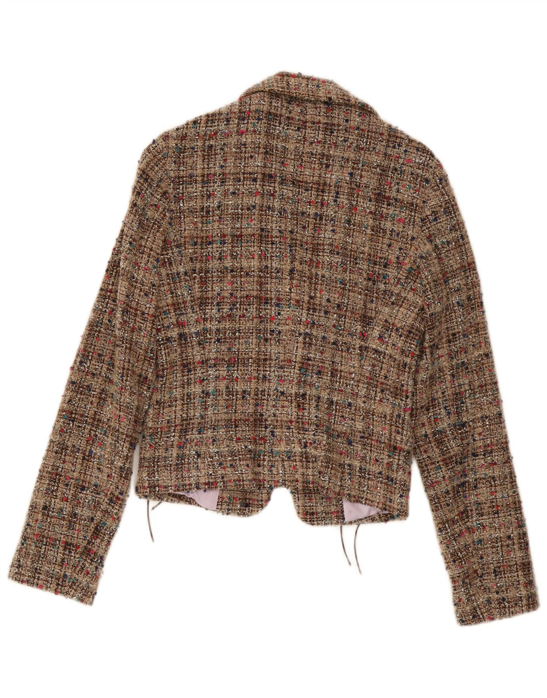 Max & Co. Chaqueta tipo blazer para mujer UK 10 Small Beige Lana moteada