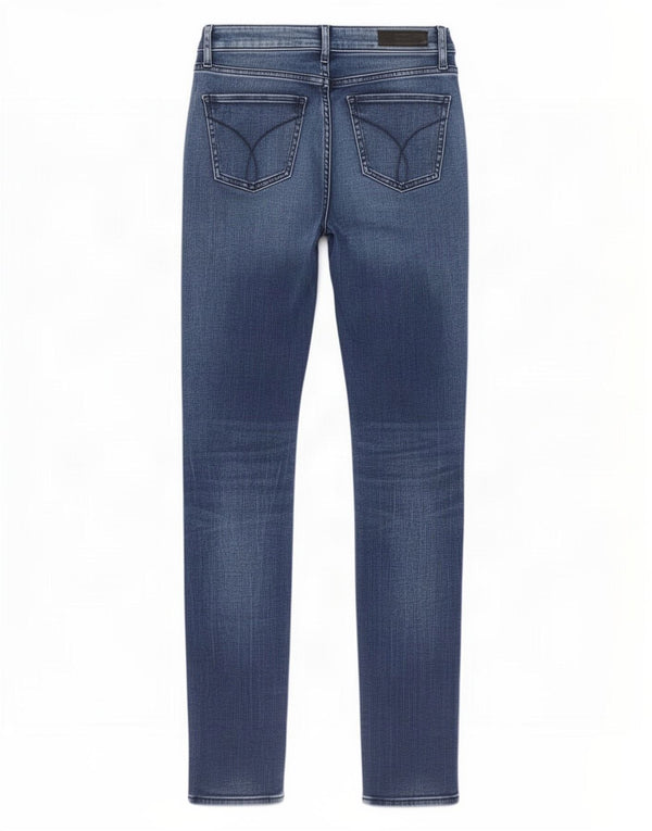 Calvin Klein Jeans Ajustados Ultimate para Mujer W27 L32 Algodón Azul