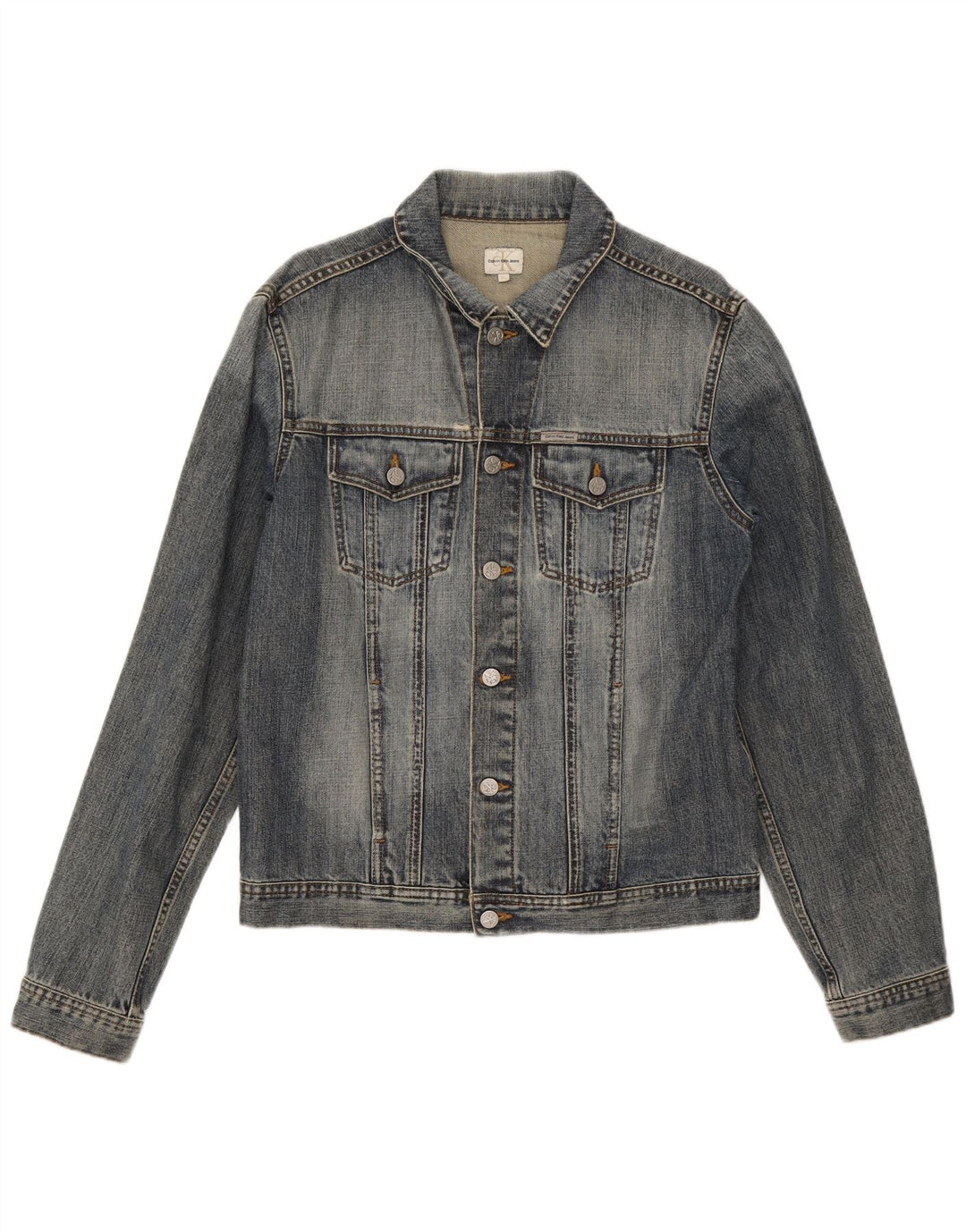 Calvin Klein Chaqueta vaquera para hombre UK 42 XL Algodón azul