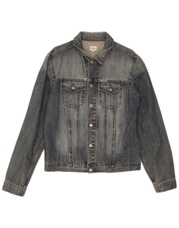 Calvin Klein Chaqueta vaquera para hombre UK 42 XL Algodón azul