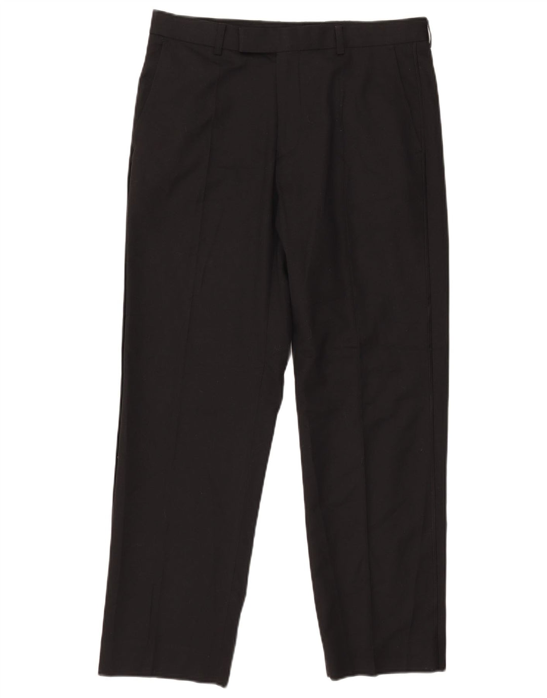 Marks & Spencer Pantalones de traje rectos autógrafos para hombre W32 L29 Negro