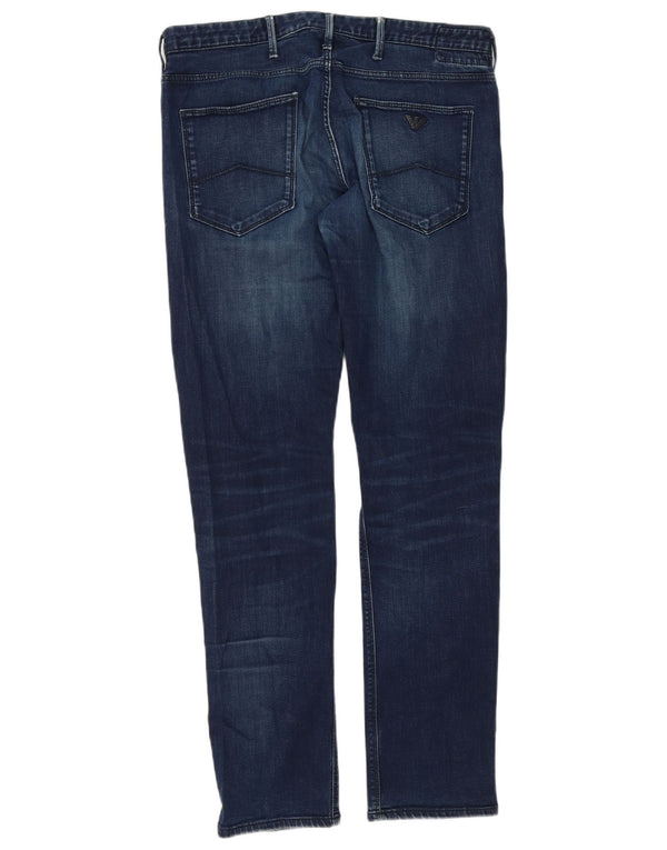 Emporio Armani Vaqueros ajustados para hombre W33 L32 Algodón azul