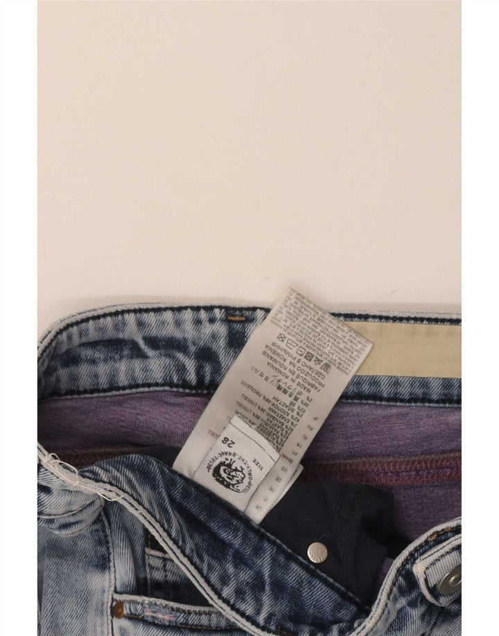 Diesel Mujer Vaqueros Slim W28 L28 Algodón Azul