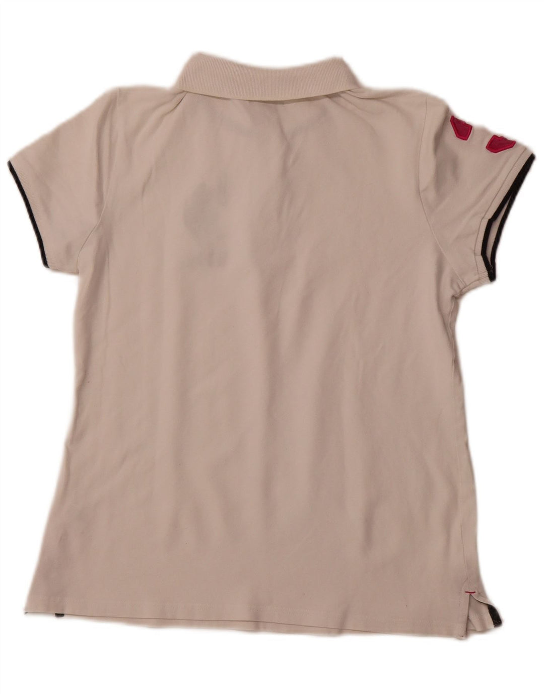 US POLO ASSN Polo gráfico para mujer UK 18 XL Algodón blanco