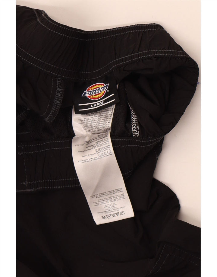 Dickies - Pantalones cargo para hombre, talla grande, W34 L32, poliamida negra