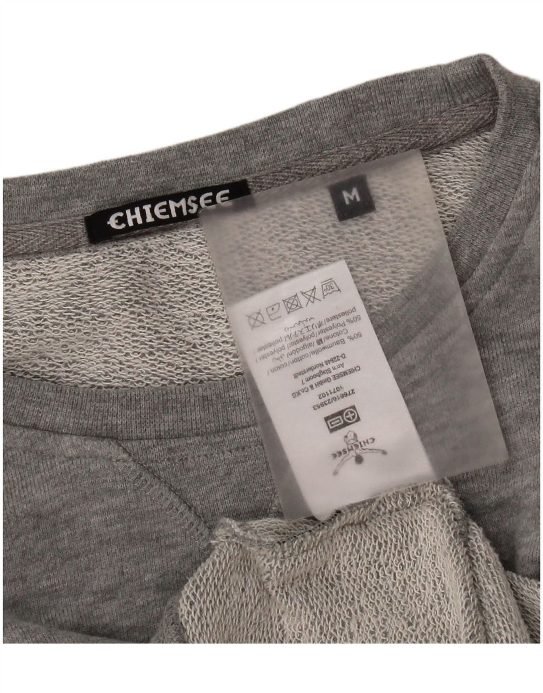 Chiemsee Sudadera gráfica para mujer Jumper UK 44 Gris medio moteado
