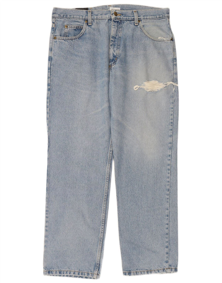 Vaqueros rectos para hombre LEE W36 L30 Algodón azul