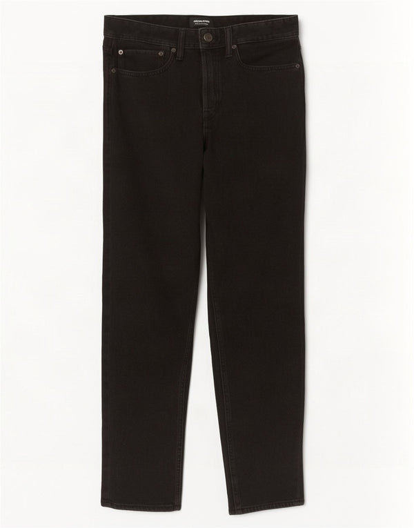 Jack & Jones Vaqueros rectos para hombre W32 L32 Algodón negro