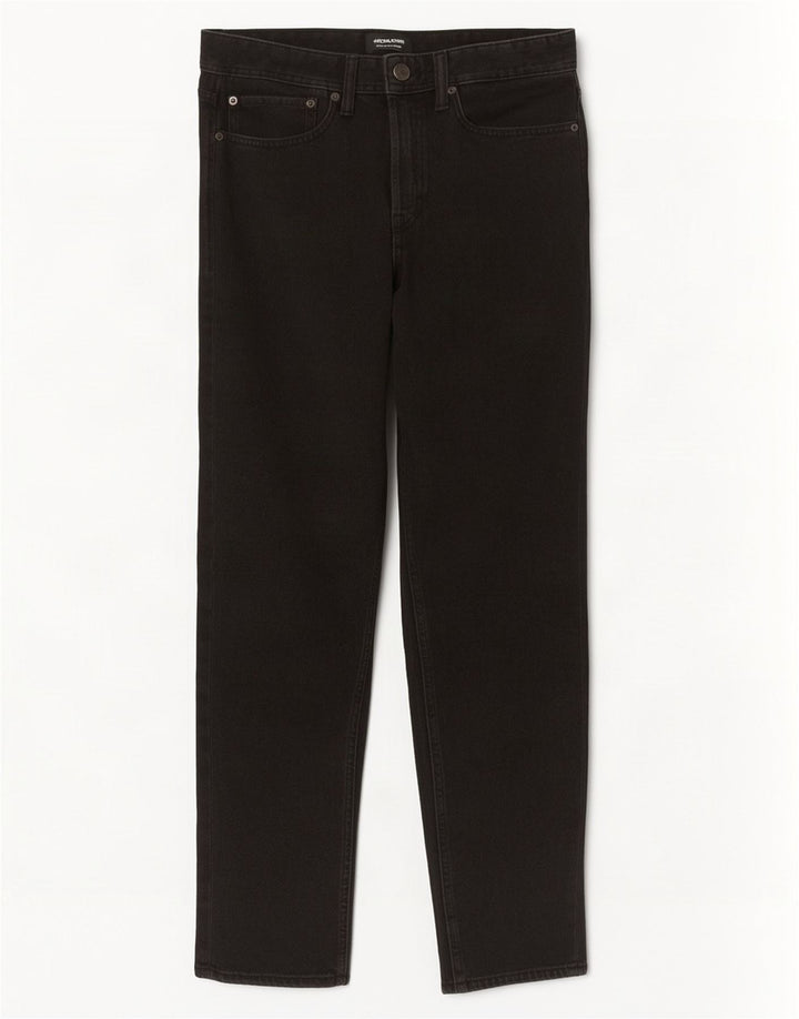 Jack & Jones Vaqueros rectos para hombre W32 L32 Algodón negro