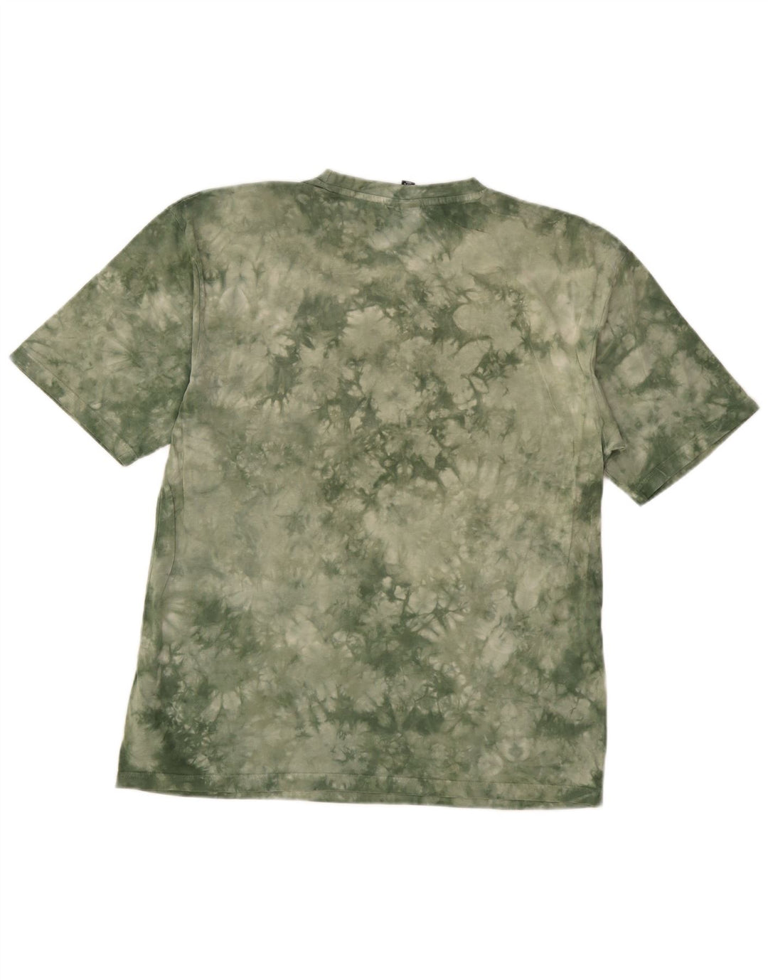 Ellesse Camiseta para hombre Top Small Khaki Tie Dye Cotton
