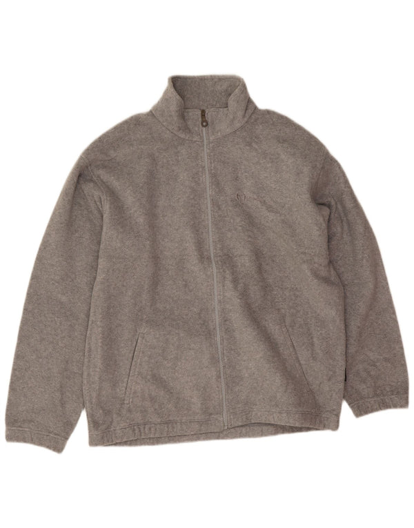 Sergio Tacchini Chaqueta polar para hombre UK 42 XL Gris moteado