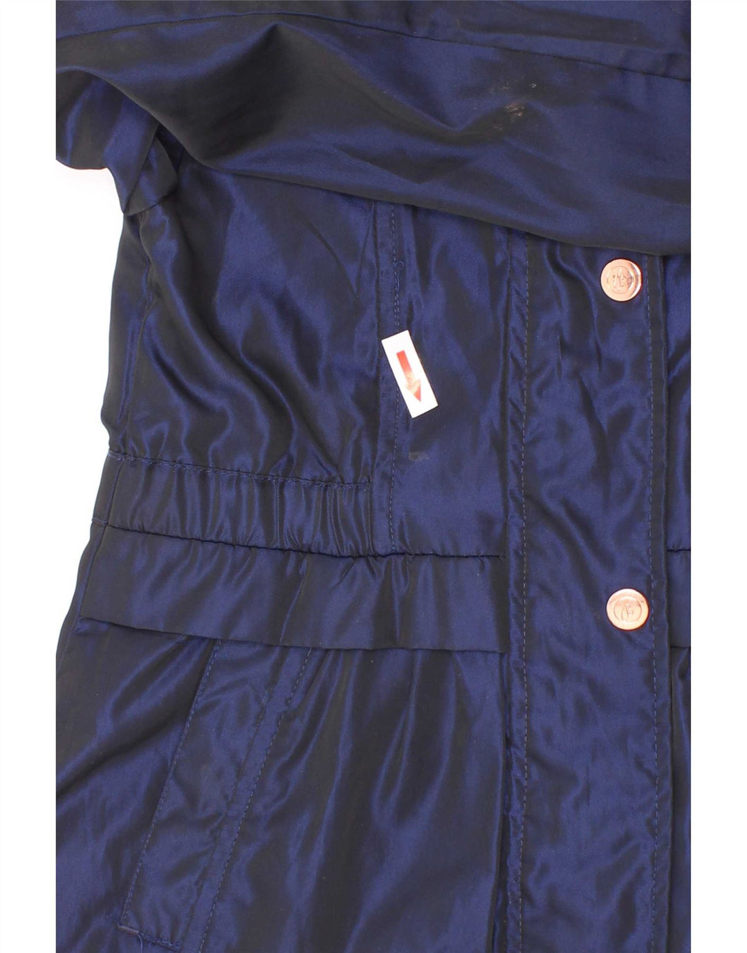 Ted Baker Chubasquero con capucha para niña 7-8 años Azul marino