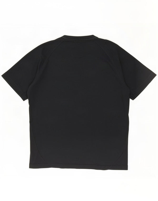 Adidas Mens Graphic T-Shirt Top Medium Black Cotton
