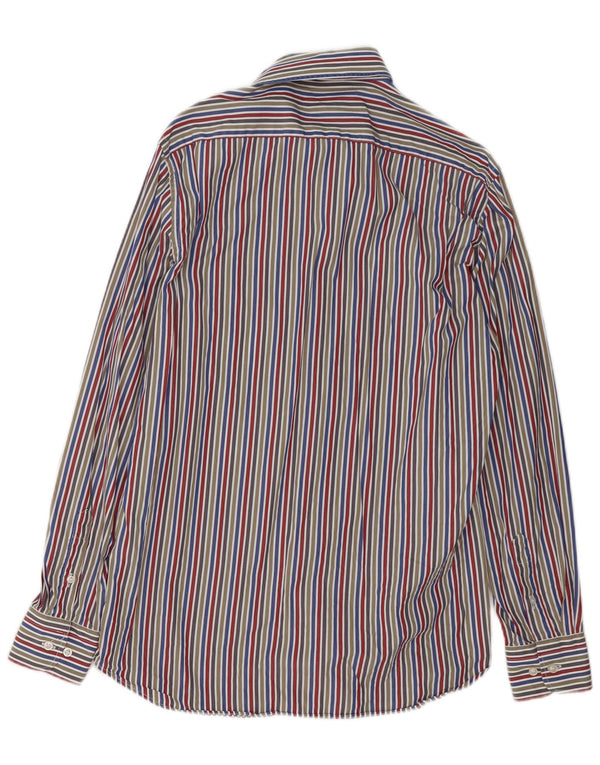 Camisa para hombre Paul & Shark Talla 40 Mediana Algodón a rayas multicolor