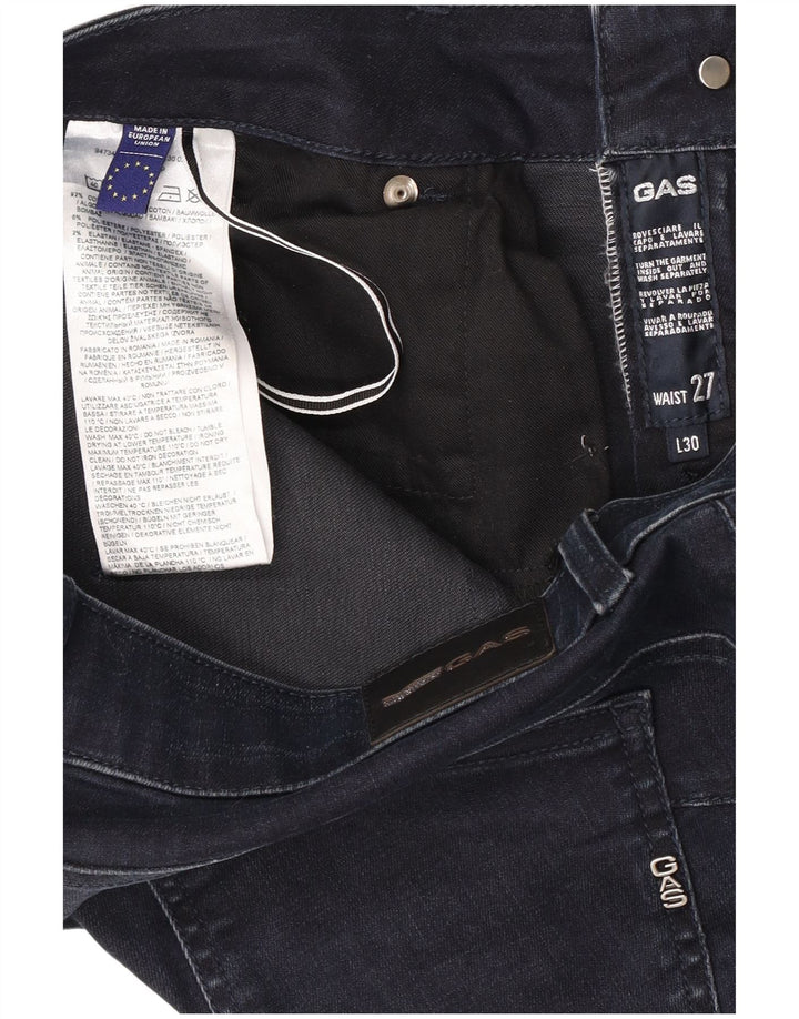 Jeans Britty Slim Mujer Gas W27 L30 Azul Marino Algodón