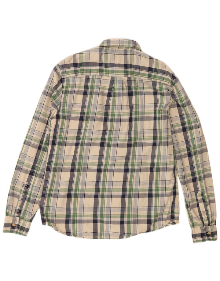 Springfield Camisa Hombre Large Cuadros Verde Algodón