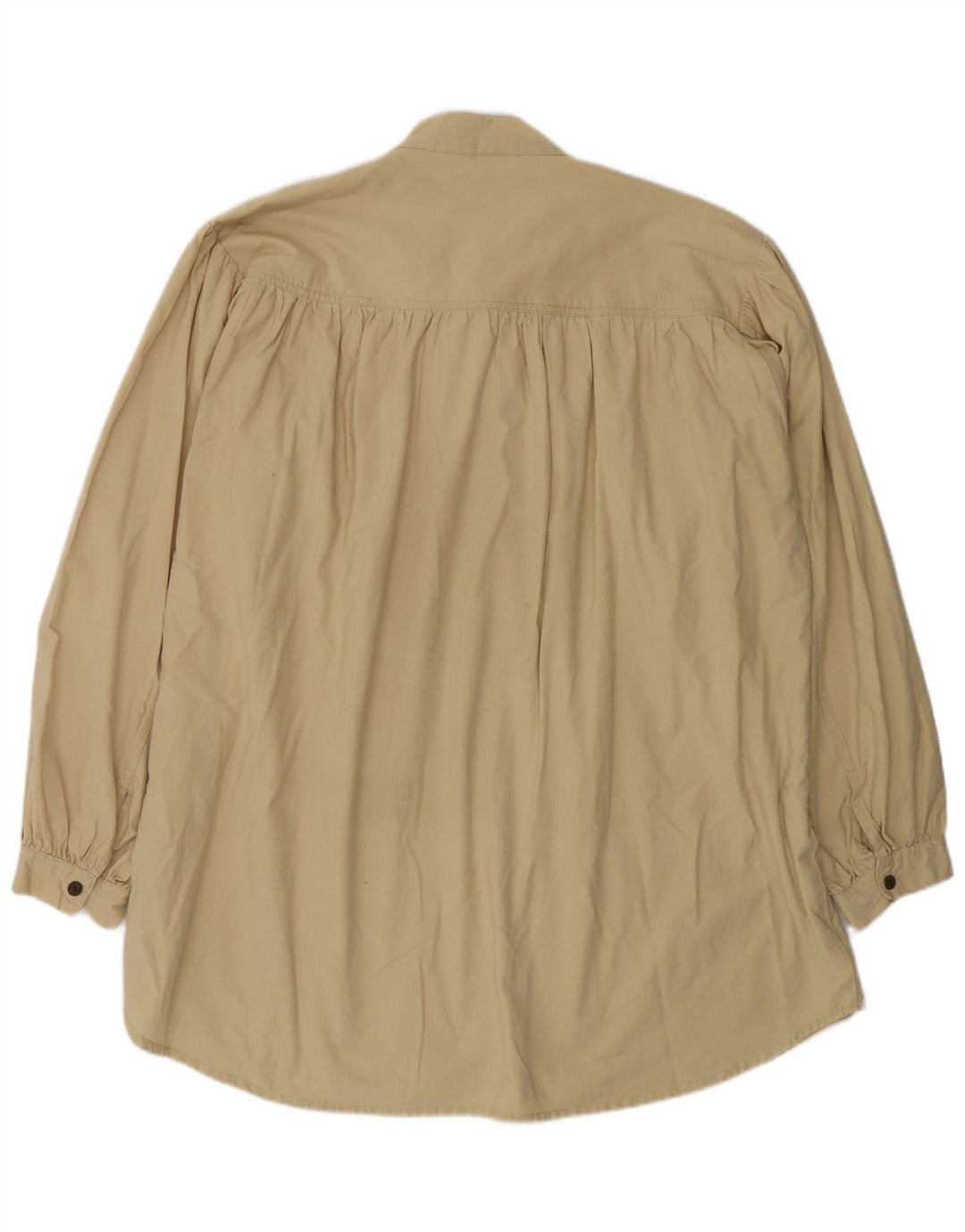 VINTAGE Camisa pullover para hombre XL Algodón verde Boho