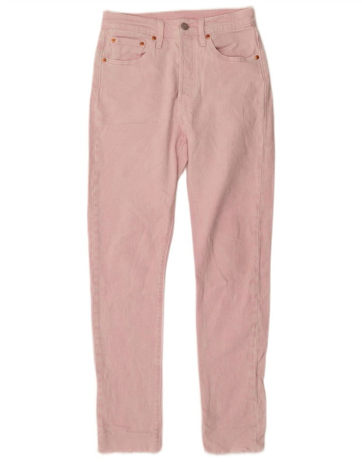 Vaqueros Levi's Mujer 501 Rectos W25 L30 Algodón Rosa