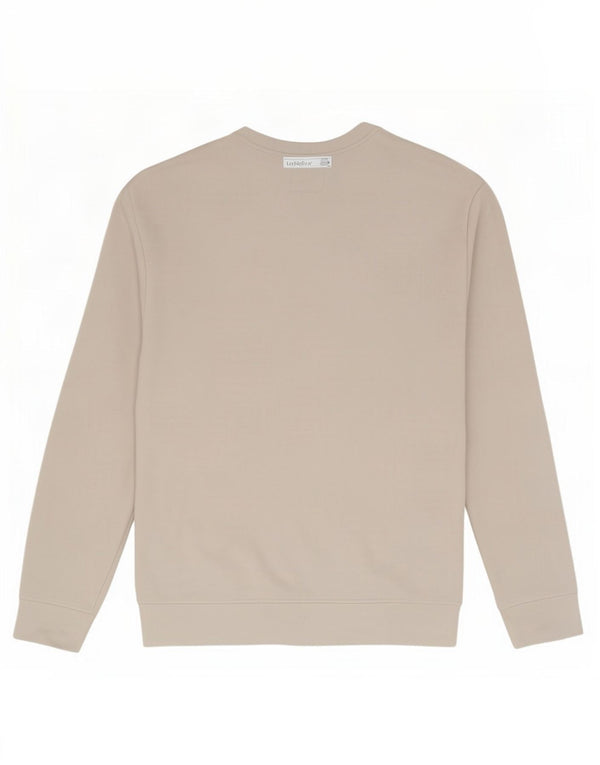 Emporio Armani Mens Graphic Sudadera Jumper 2XL Blanco Modal
