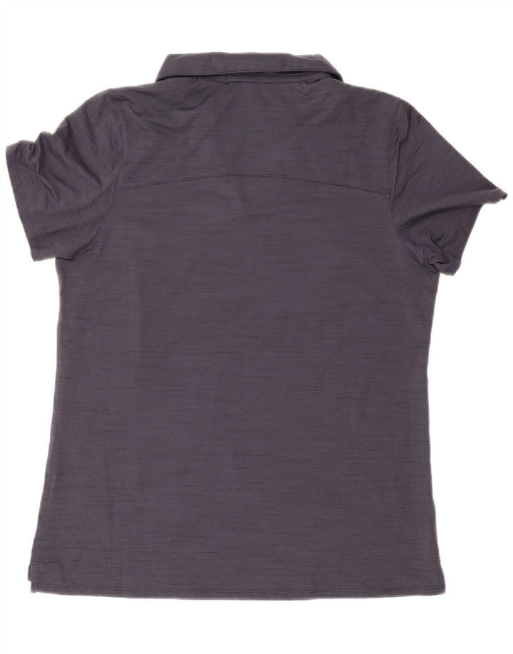 PUMA Polo para mujer UK 40 Grande Poliéster moteado azul marino